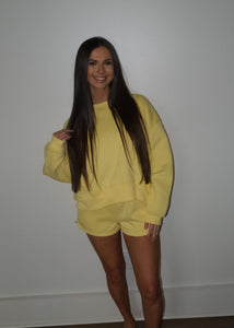 Yellow Sweat Set